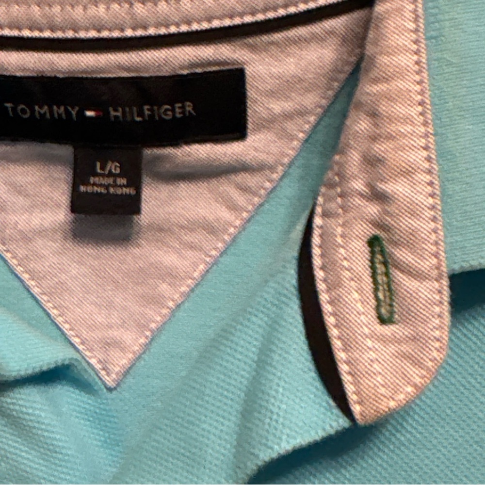 Tommy Hilfiger Aqua Polo Shirt